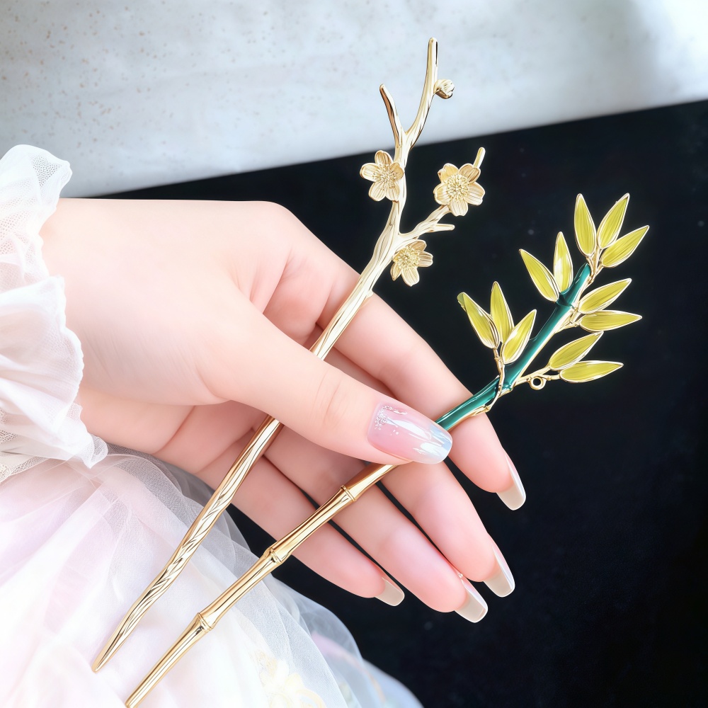 Hanbok Hair Pin - Fermaglio per capelli in lega smaltata