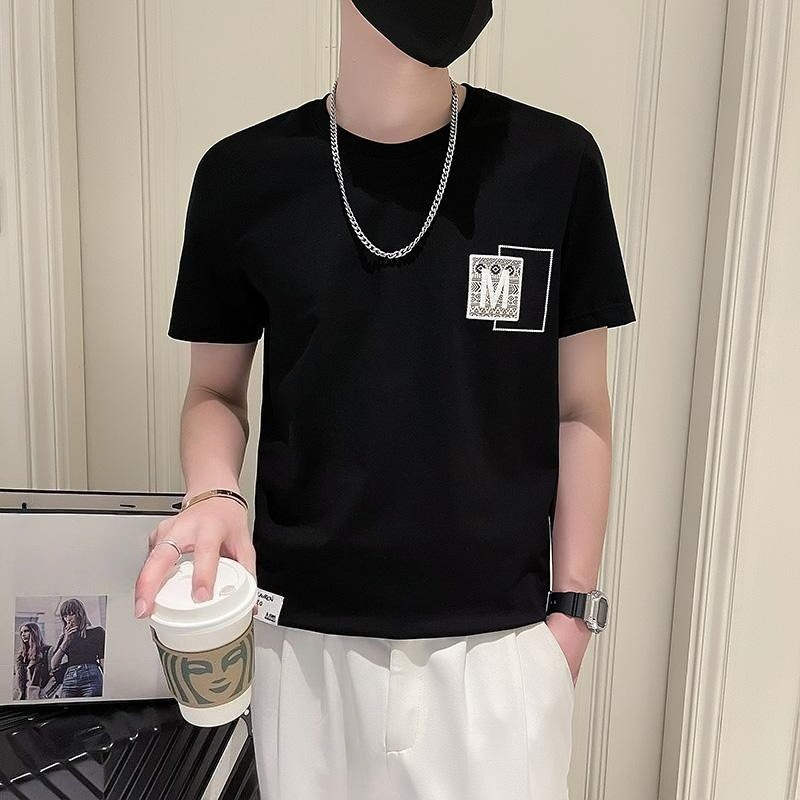 Korean Daily Lifestyle - Top a maniche corte da uomo