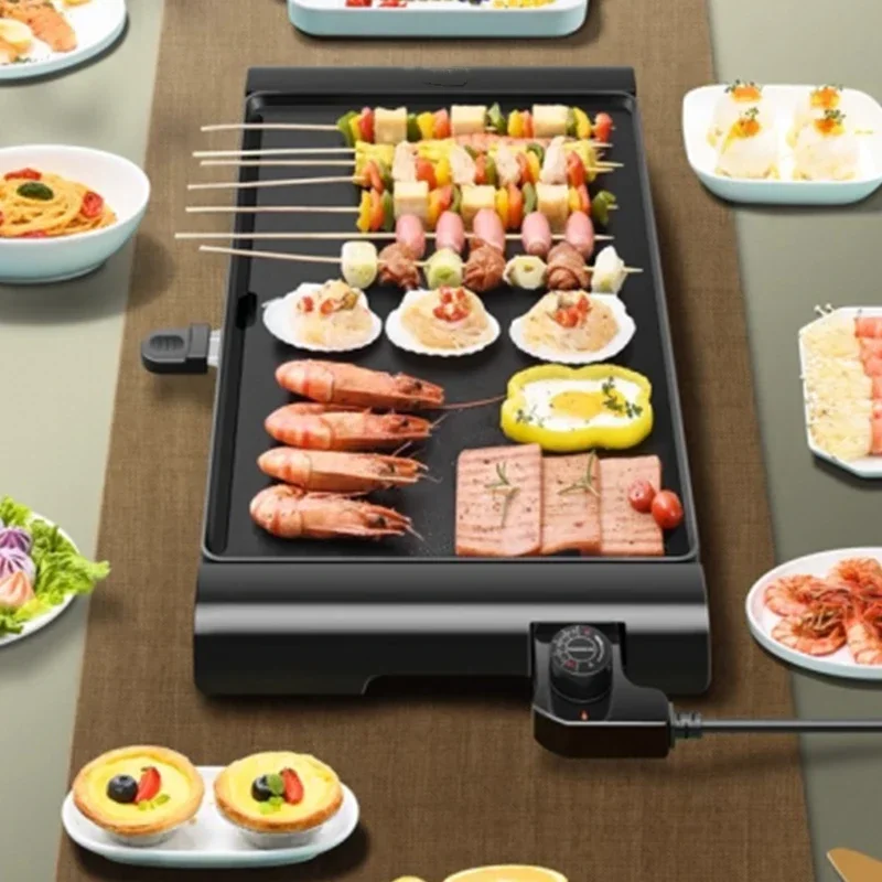 Korean Bbq Grill - Griglia elettrica, piastra elettrica senza fumo,