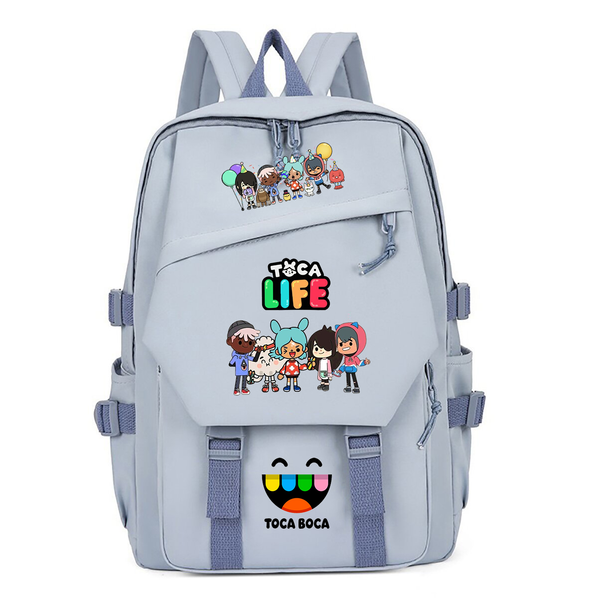 Korean Lifestyle Student - Zaino con stampa Toca Life World,