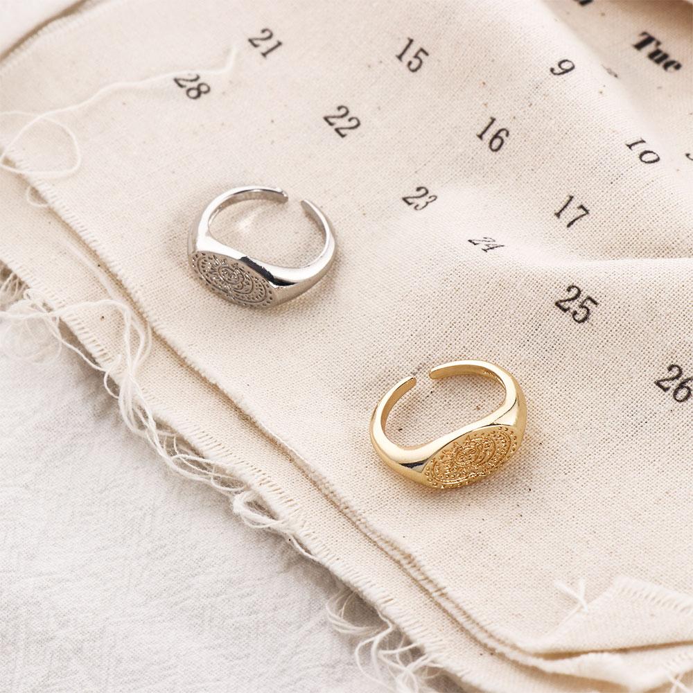Anello minimalista con motivo  - Korean Daily Lifestyle recensione e prezzo
