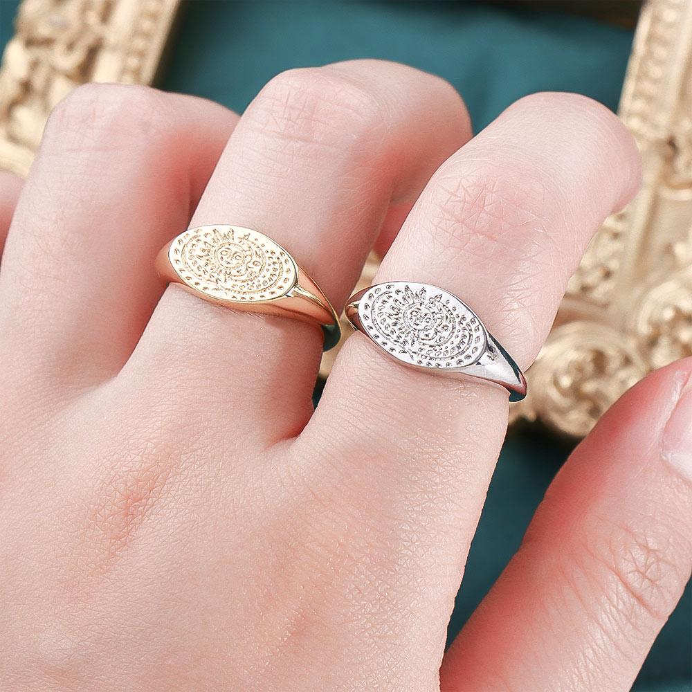 Anello minimalista con motivo  - Korean Daily Lifestyle recensione e prezzo