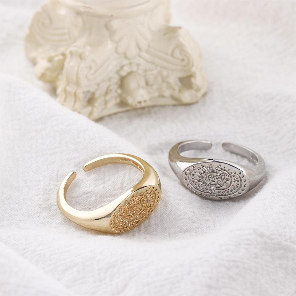 Anello minimalista con motivo  - Korean Daily Lifestyle recensione e prezzo