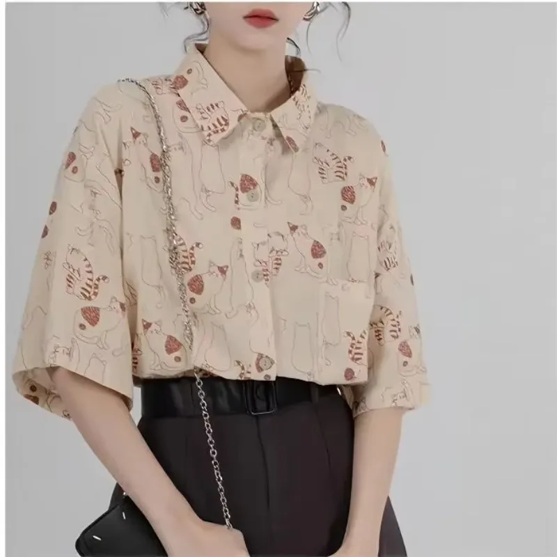 Camicie Camicia da donna con t - Korean Lifestyle Student recensione e prezzo