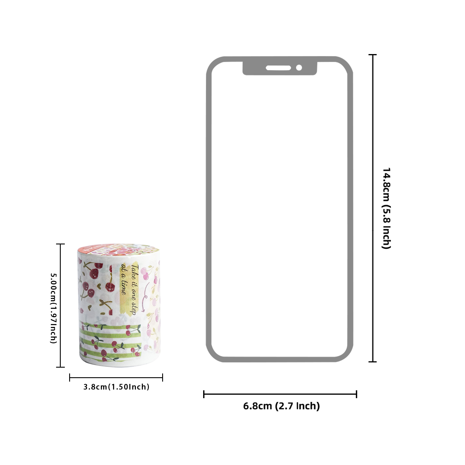 Nastro Washi a tema rami verdi - Korean Lifestyle Student recensione e prezzo